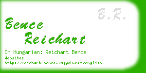 bence reichart business card